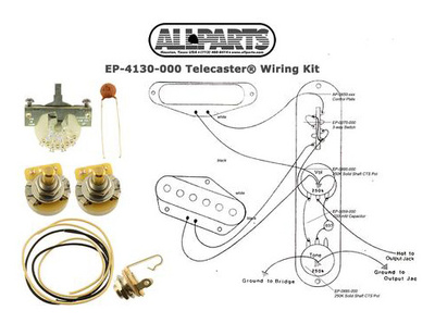 Allparts - T-Style Wiring Kit