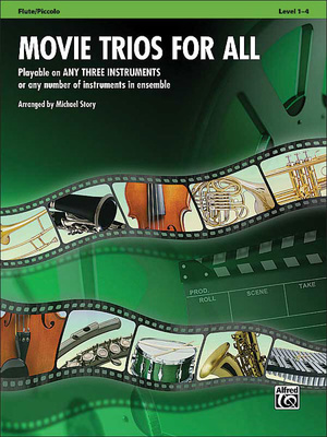 Alfred Music Publishing - Movie Trios For All Flute