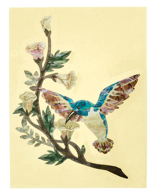 Jockomo - AS Hummingbird Inlay Sticker