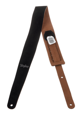 Taylor - All-Suede Guitar Strap Black