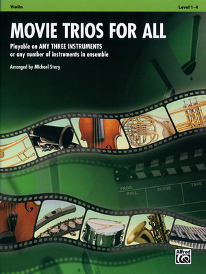 Alfred Music Publishing - Movie Trios For All Violin