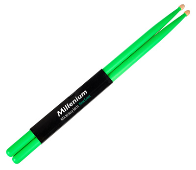 Millenium - H5A Hickory Sticks Neon Green
