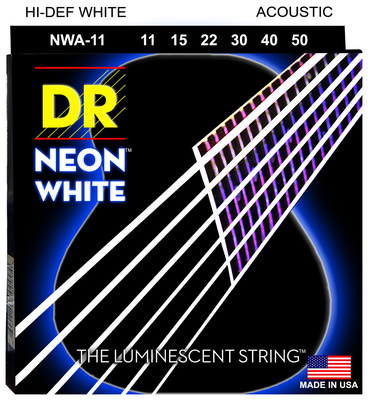 DR Strings - Neon White NWA-11