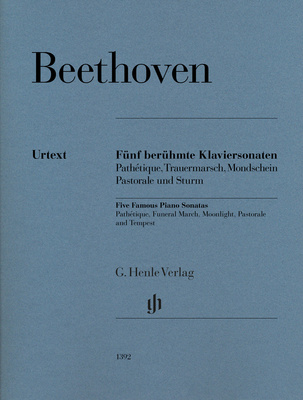 Henle Verlag - Beethoven FÃ¼nf Klaviersonaten