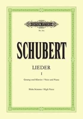 Edition Peters - Schubert Lieder 1 High