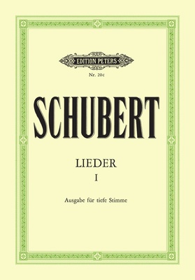 Edition Peters - Schubert Lieder 1 Tief