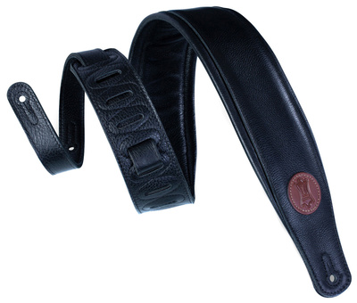 Levys - 'Pad. Garm. Leather Strap 3'' BK'