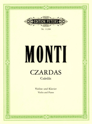 Edition Peters - Monti Czardas Violin und Klav