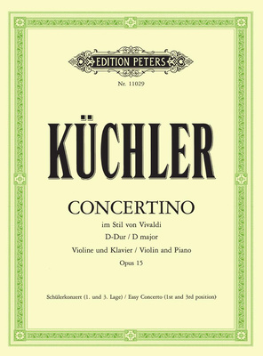 Edition Peters - KÃ¼chler Concertino D-Dur op.15
