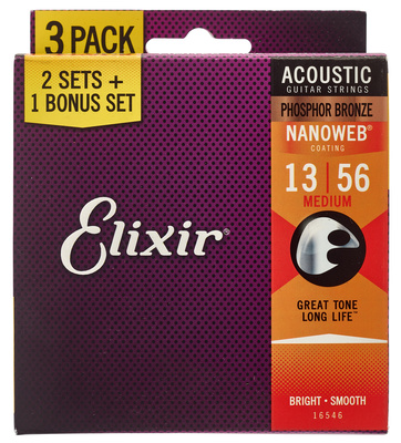 Elixir - Nanoweb Medium Phosphor 3P