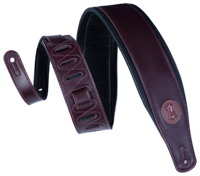 Levys - 'Pad. Garm. Leather Strap 3''BRG'