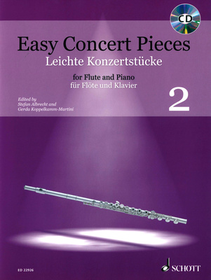 Schott - Easy Concert Pieces Flute 2