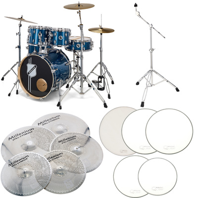 Millenium - Hybrid Practice Drum Set BL