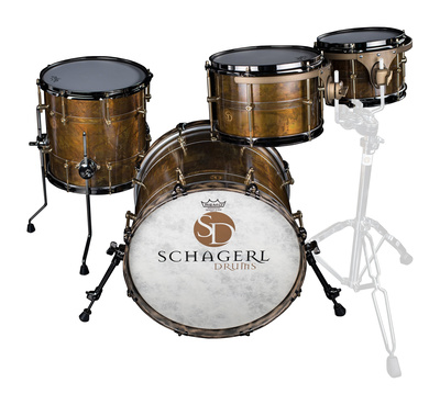 Schagerl Drums - Dark Vintage Studio Kit