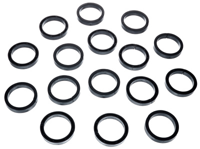 Stairville - Snap Protector Ring Bk 16pcs