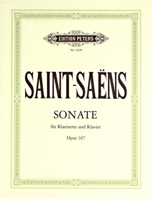 Edition Peters - Saint-SaÃ«ns Sonate Clarinet