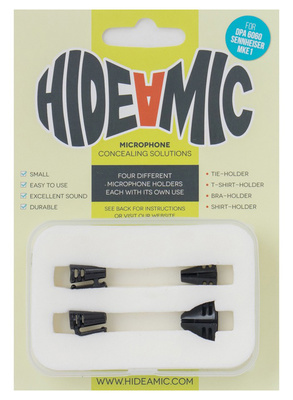 Hide-a-mic - DPA 6060 Lav.-Clip Set Black