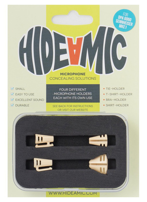 Hide-a-mic - DPA 6060 Lav.-Clip Set beige