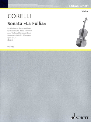 Schott - Corelli La Follia Violin