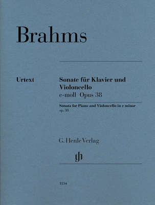 Henle Verlag - Brahms Sonate e-moll Cello