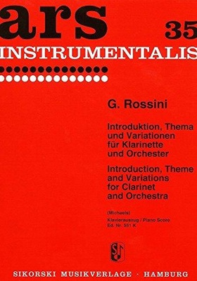 Sikorski Musikverlage - Rossini Introduction Clarinet