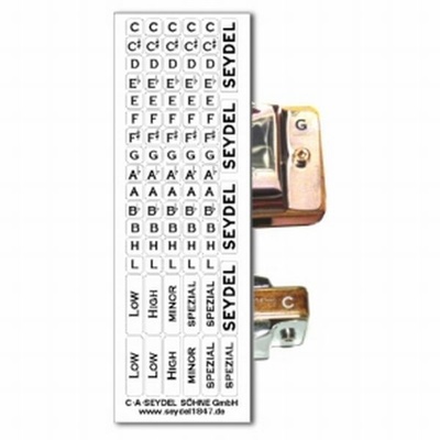 C.A. Seydel SÃ¶hne - Key-Label-Set Blues black