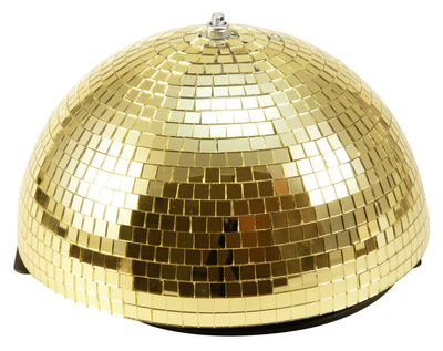 Eurolite - Half Mirror Ball 30cm gold