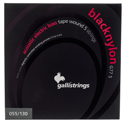 Galli Strings - G77-5 Black Nylon Bass Strings