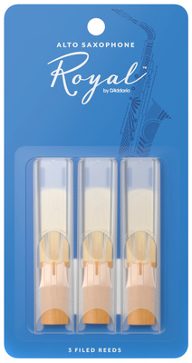 DAddario Woodwinds - Royal Alto Sax 3.0 - 3-Pack