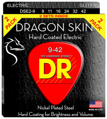 DR Strings - Dragon Skin DSE-2/9 2-Pack