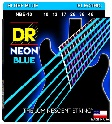 DR Strings - Neon Blue NBE-10