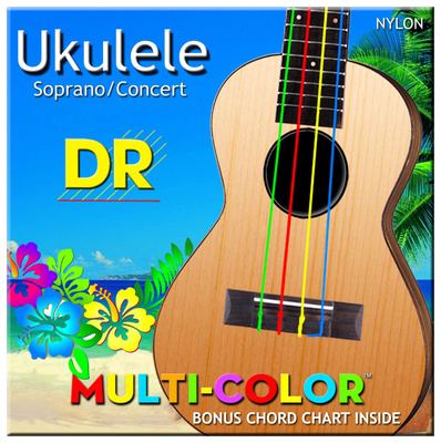 DR Strings - Multi-Color UMCSC Ukulele