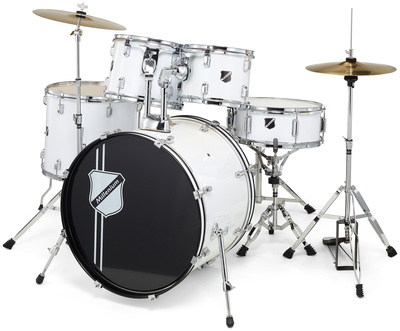 Millenium - Focus 22 Drum Set White