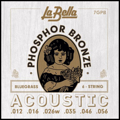 La Bella - 7GPB Phosphor Bronze Bluegrass