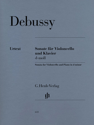 Henle Verlag - Debussy Cellosonate d-moll