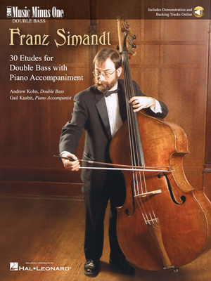 Music Minus One - Simandl 30 Etudes Double Bass
