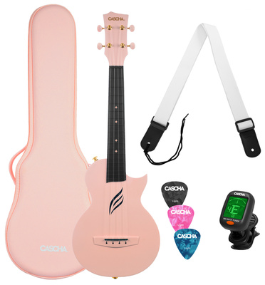 Cascha - Carbon Concert Ukulele Set PK