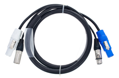 Stairville - PWR-DMX5P Hybrid-Cable 1,5m