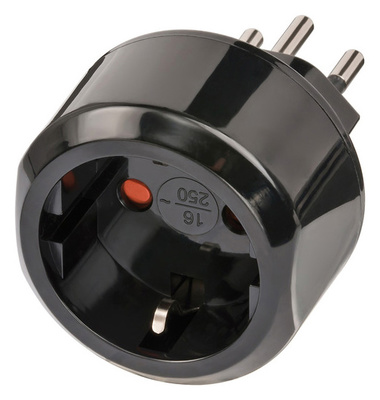 Brennenstuhl - Travel Adapter earthed to CH