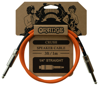 Orange - Speaker Cable Orange 1 m