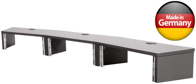 Thon - Studio Ext. Desk 3U BK curved