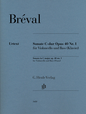 Henle Verlag - BrÃ©val Sonate C-Dur Cello