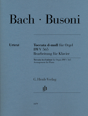 Henle Verlag - Bach/Busoni Toccata Piano