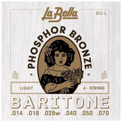 La Bella - BG-L Phosphor Bronze Baritone