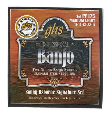 GHS - PF175 5-String Banjo Set