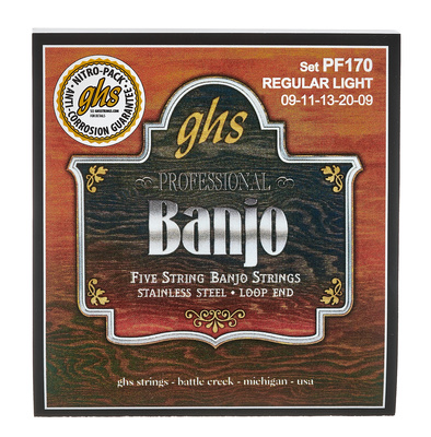GHS - PF170 5-String Banjo Set