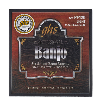 GHS - Professional PF120 Banjo Set