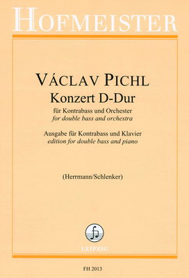 Friedrich Hofmeister Verlag - Pichl Konzert D-Dur Kontrabass