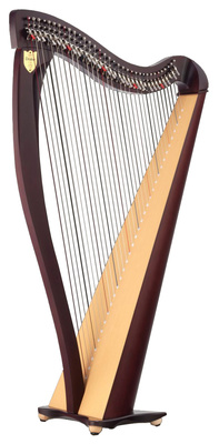 Lyon & Healy - Drake LT Lever Harp Mahogany