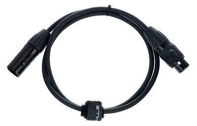 Stairville - PDC5BK IP65 DMX Cable 1m 5pin